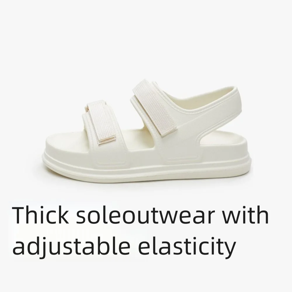 أزياء إيفا الصنادل سميكة القاع المفتوحة تو باطن سميكة الصنادل عارضة تنوعا عدم الانزلاق صندل مسطح الصيف