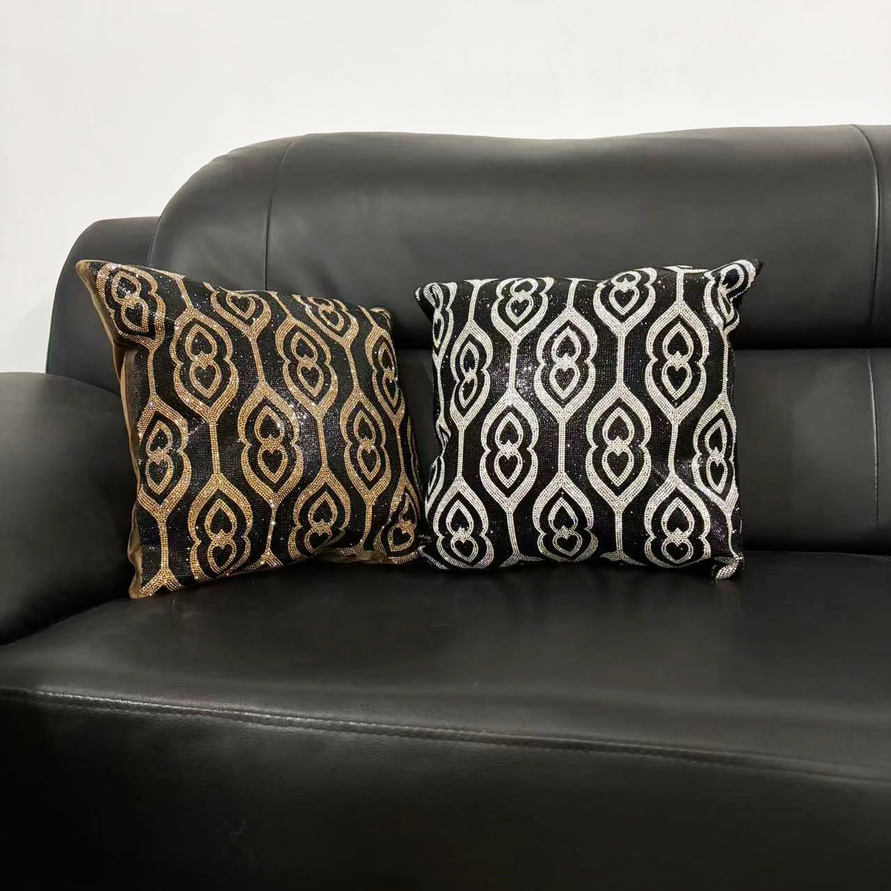

40*40cm Luxury Pillow Case Combination Geometric Multi-color Ins Dutch Cushion Cover For SofaVelvet Luxury Pillow cover