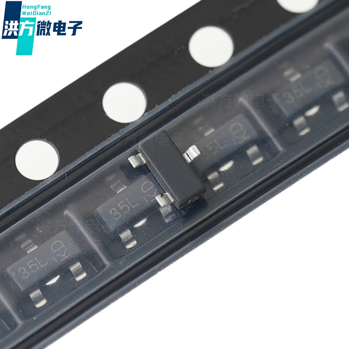 20-200PCS original. Field Effect Transistor (MOSFET) 720mW 40V 4.6A 1 N-channel SOT-23-3: DMN4035L-7. Marking：35L