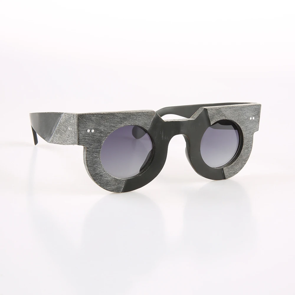 

Man Sunglasses Women Rough Vintage Thick Retro Handmade Buffalo Horn Men Sunglass Polarized Fashion Classic Owl Glasses