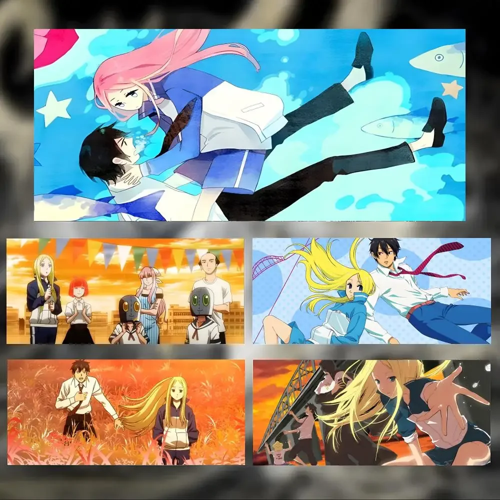 comedy anime A-Arakawa Under the Bridge Mouse Pad Large Thick Desk Pad Stitched Edges Gaming Mouse Mat for PC