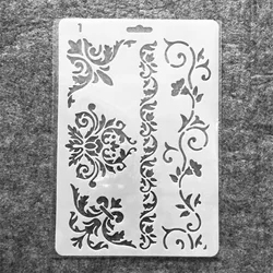 27.5x19cm Flower Vine DIY Craft Layering Stencils Wall Painting Scrapbooking Stamping Embossing Album Paper Card Template