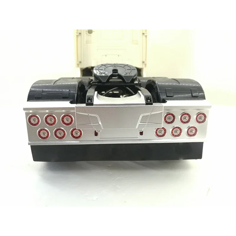 Metal LED Angel Eyes Taillight for 1/14 Tamiya RC Truck Trailer Tipper Scania R730 R620 R470 56323 Car Diy Parts