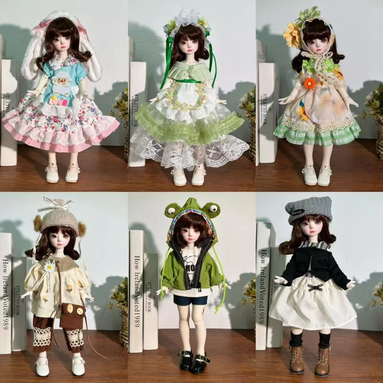 Mode 1/6 BJD Puppe Outfit 30cm Puppe Prinzessin Kleid Zubehör Wechselnde Kleidung Spielzeug Geschenk