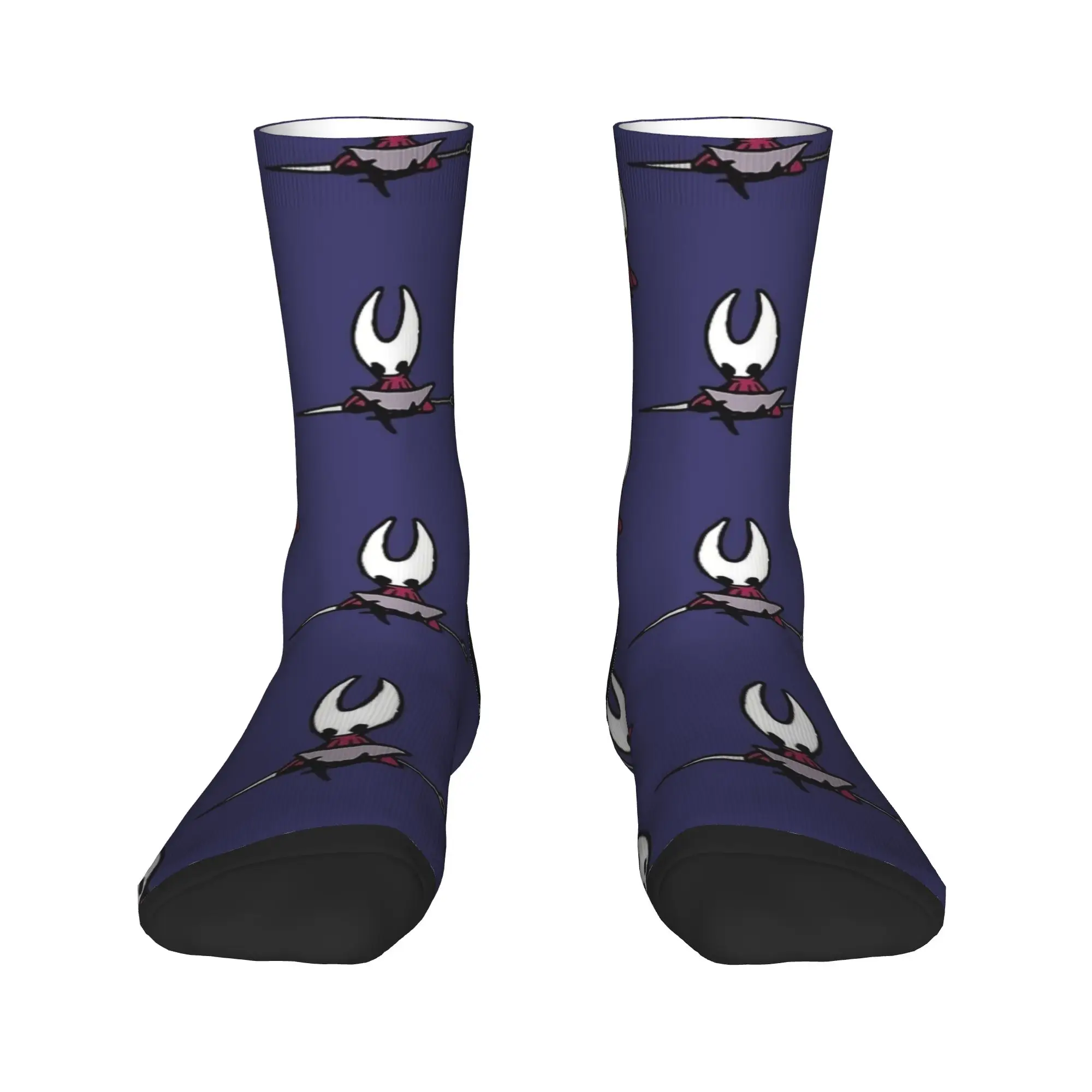 Hornet van zijden lied holle ridder Sokken Winterkousen Retro Zachte ademende sokken voor heren Hardloopsport Antislipsokken