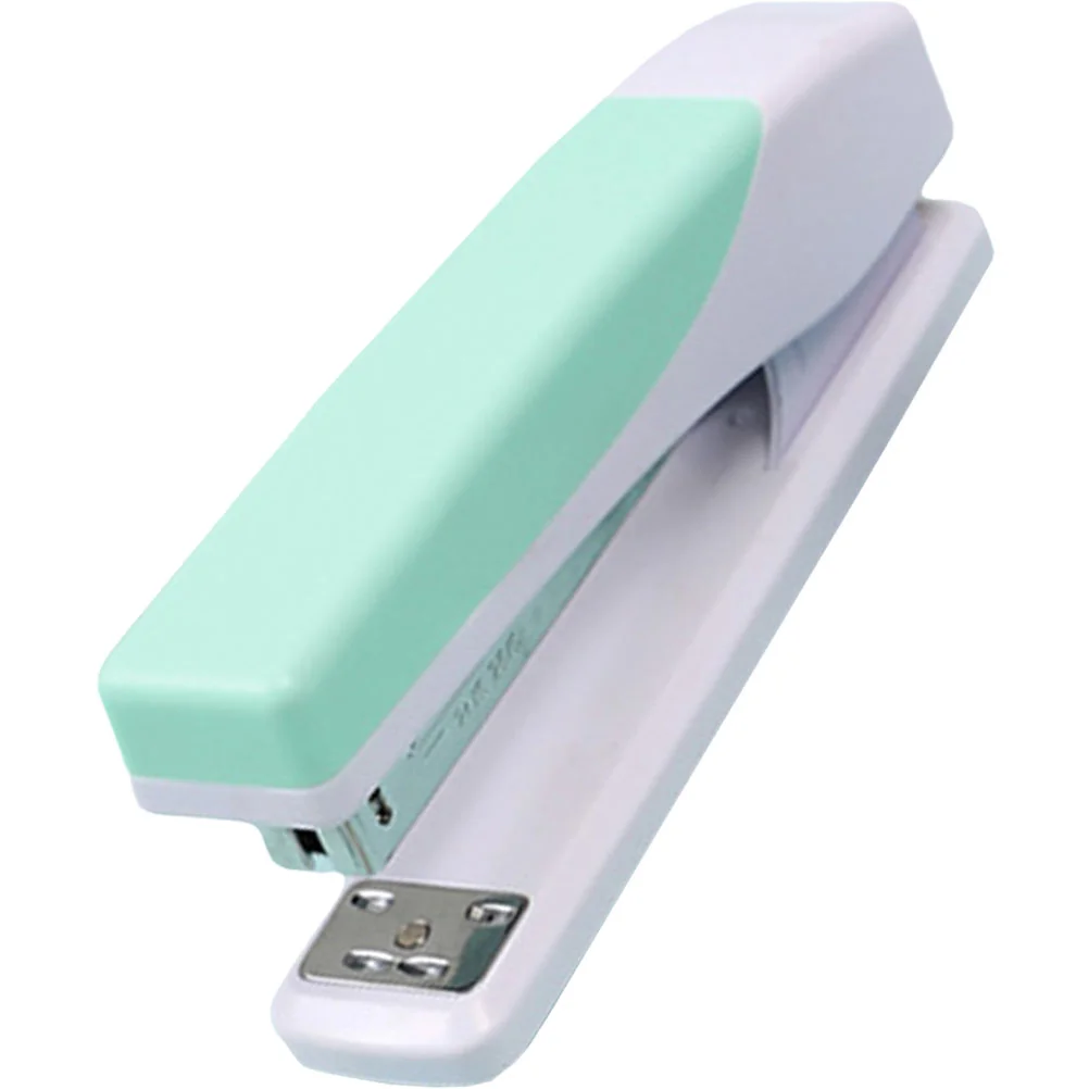 Hefter für den Schreibtisch, strapazierfähig, für Arbeit, Bürobedarf, Desktop-Stapler, violettes Gummi, tragbar, für Kinder