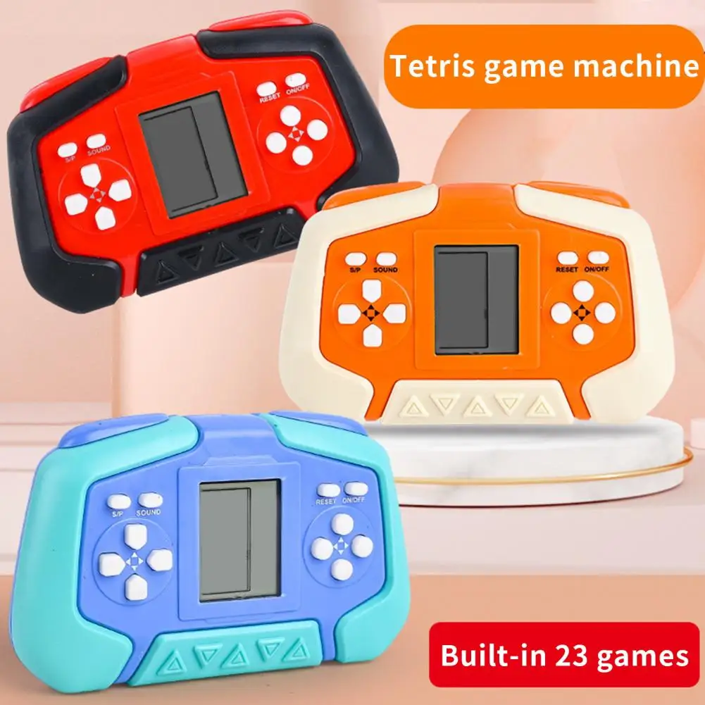 Retro Portable Mini Handheld Video Game Console Puzzle 4 9 Inch LCD Color Kids Game Built in games For Kid Xmas Gift