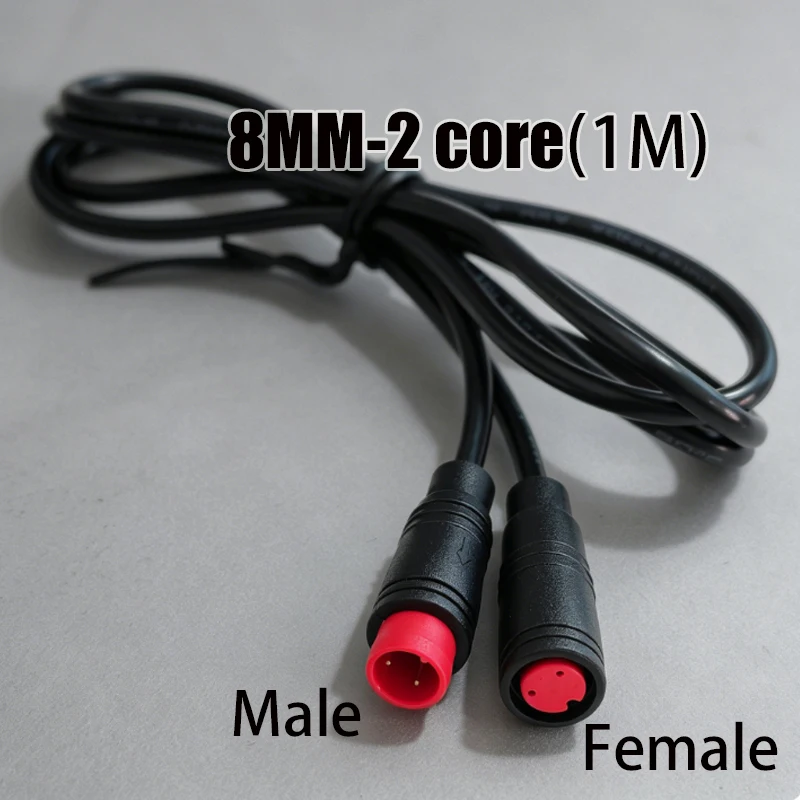1M M6/M8-2/3/4/5/6-Pin Stecker auf Buchse Julet Elektrisches Verbindungskabel Steckverbinder Roller Bremse Wasserdichtes Signalsensor-Kabel – Detail 18