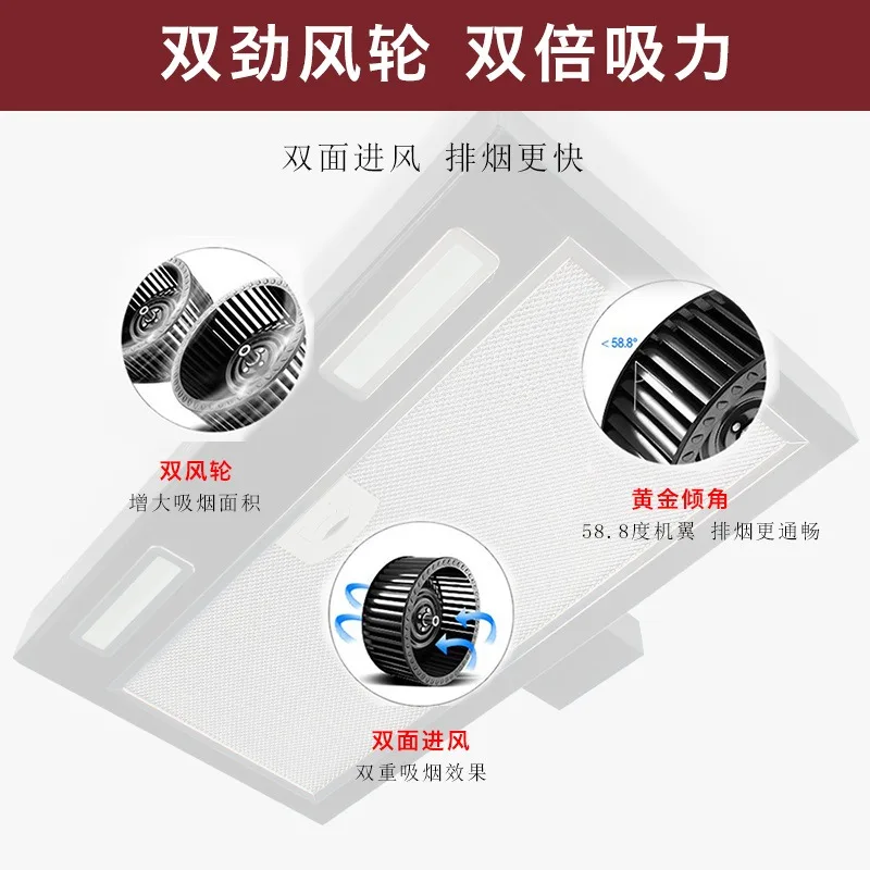 Accessoires de modification RV, hotte de cuisine pour remorque, mini hotte de cuisine de type B RV