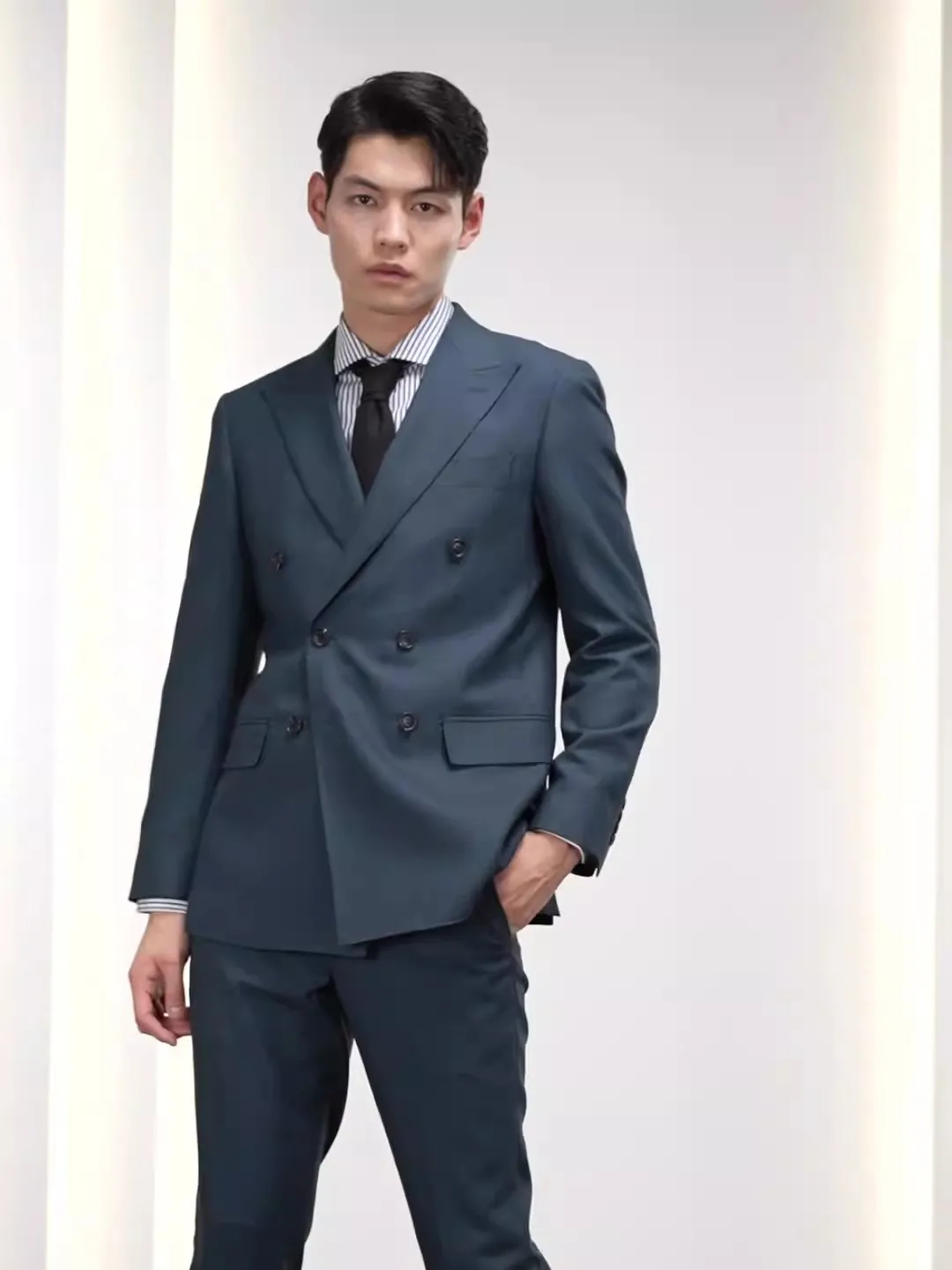 V2791-Men's Business Slim Fit Suit Set