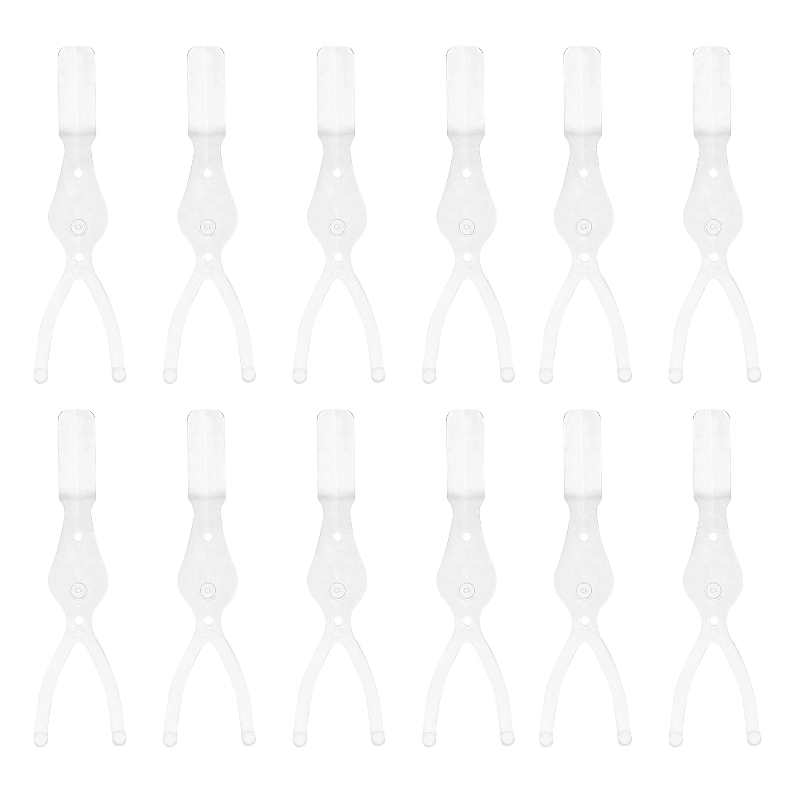 50Pcs Double Eyelid Tape Y Stick Applicator Tool Set Precise Positioning Adjustable Fork Eyelid Lift Natural Look Nonstick