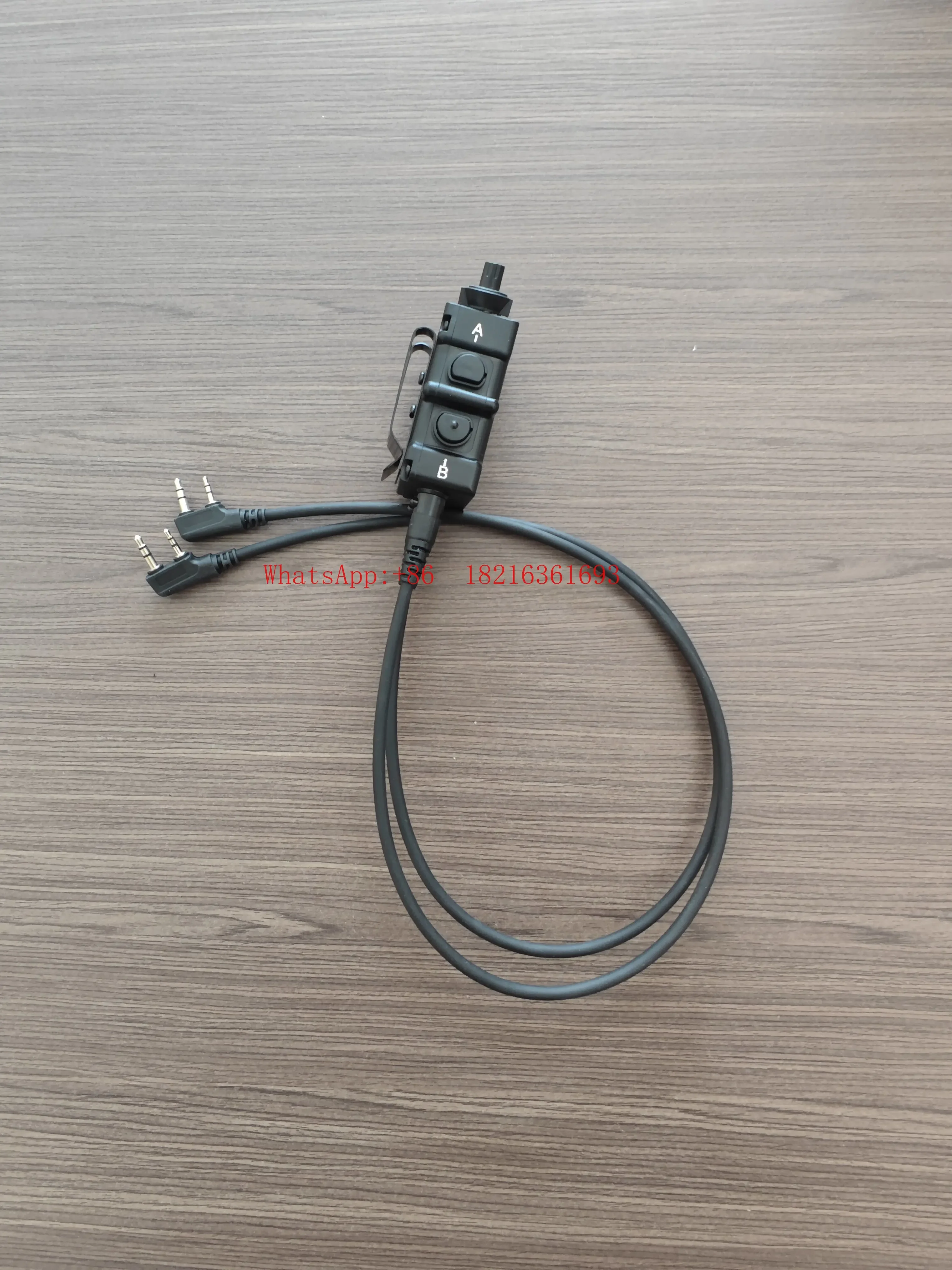 Limited Offer Dual-pass Tactical Walkie-talkie PTT Button K-head Tactical Connector Tactical Headset Ptt