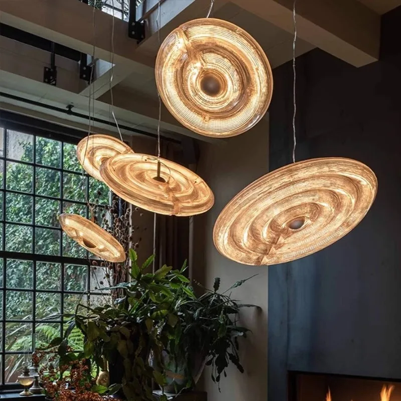 Glas-Kronleuchter, modernes, einfaches Restaurant, Bar, Verkaufsbüro, Modellzimmerleuchte