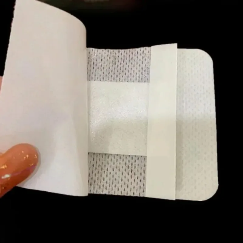 10pcs/set Non-woven Medical Adhesive Hemostasis Plaster Wound Dressing Band Aid Disposable Waterproof Breathable Wound Care