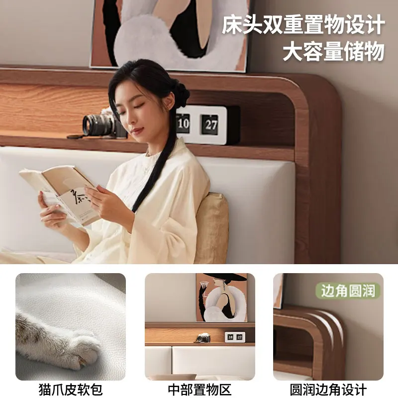 180x200cm modern simple master bedroom double bed full marriage bedrooms dorm room essential complete bedroom furniture