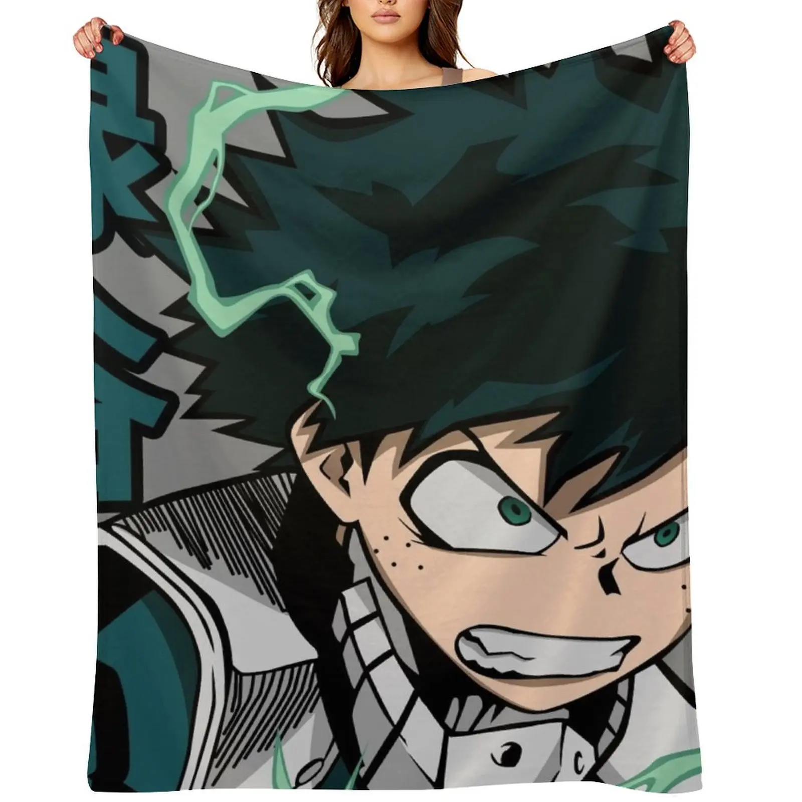 

Deku Throw Blanket Shaggy for babies Blankets For Baby Soft Plush Plaid Blankets