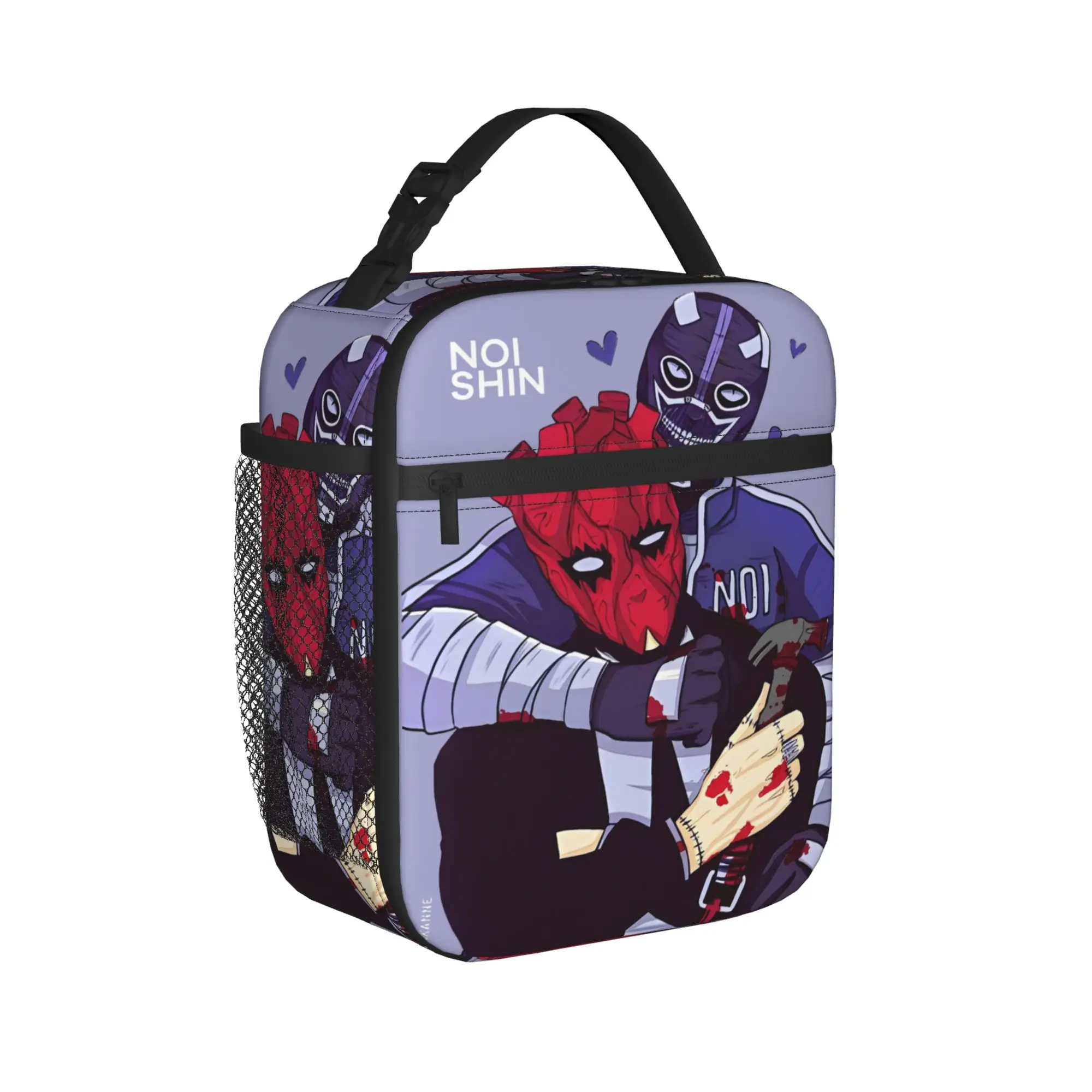 Manga Dorohedoro  Insulated Lunch Bag Cooler Bag Lunch Container Action Science Tote Lunch Box Bento Pouch College  Picnic