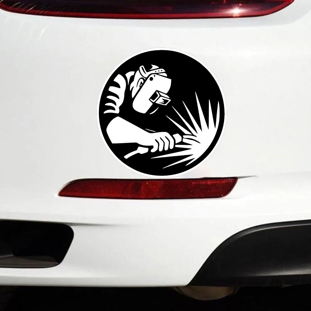 Наклейка на авто Сварщик Waterproof Car Sticker Decal for Bumper,Window,Laptop,Motorcycle,Truck,
