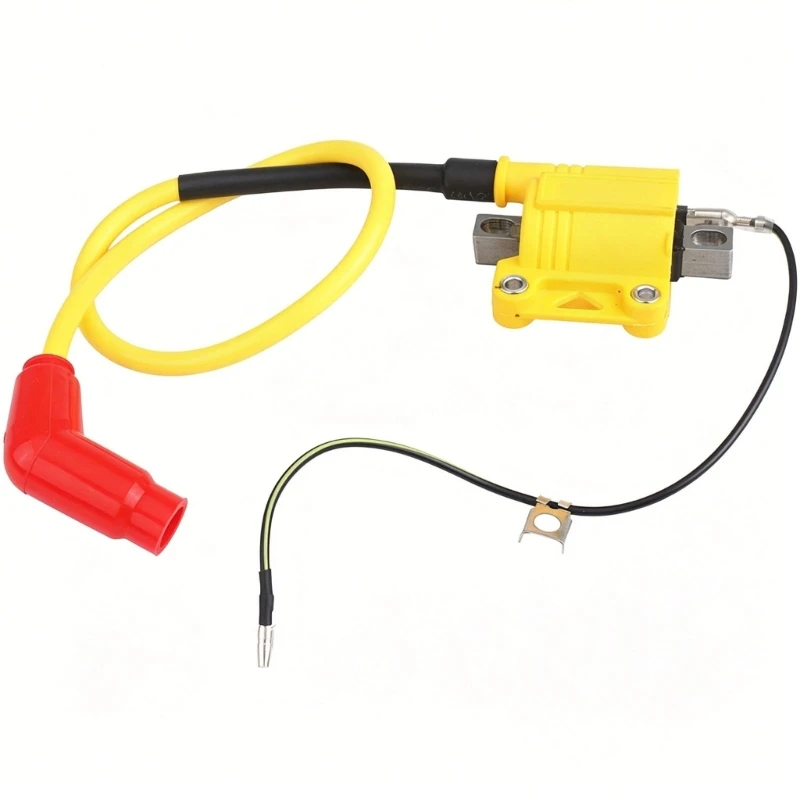 Y4UA Motorcycle Firing Wire Assembly for Listed Two-Wheel Models, 25 Wire with Red Cap, Service Part for Engine Start