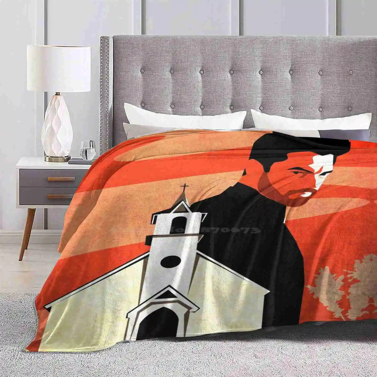 The Preacher Blanket Soft Warm Travel Portable Blanket Preacher Amc Dominic Cooper Annville Texas Comic Book Tv Jesse Custer