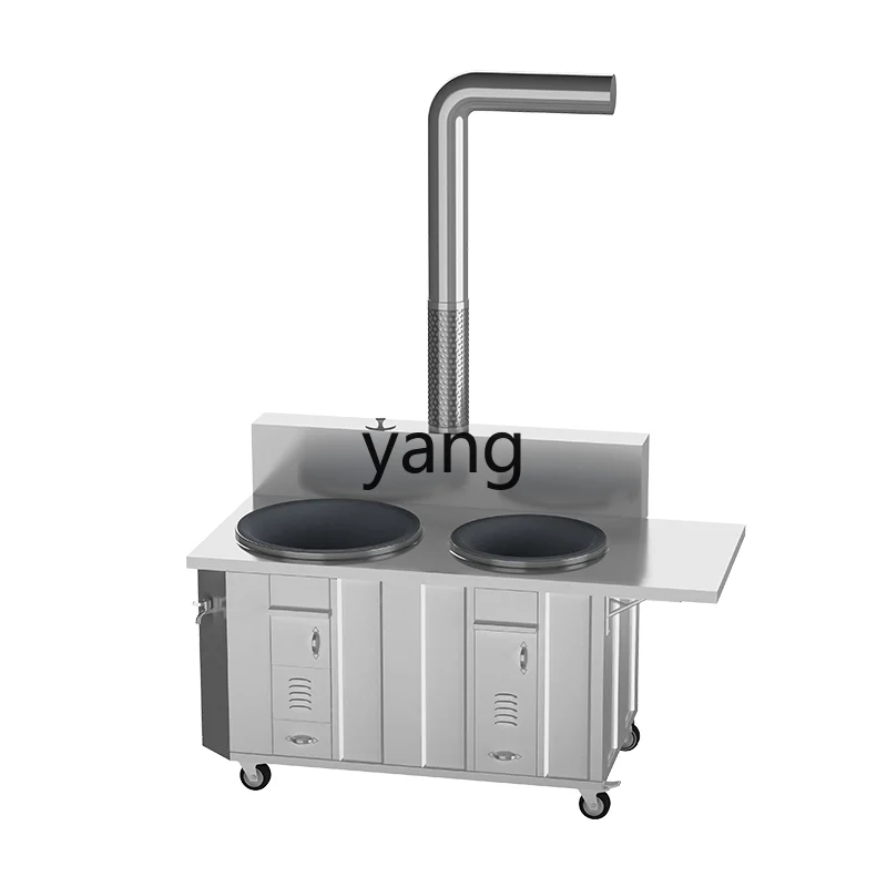 

LH stainless steel outdoor mobile large pot table rural household kitchen large iron pot