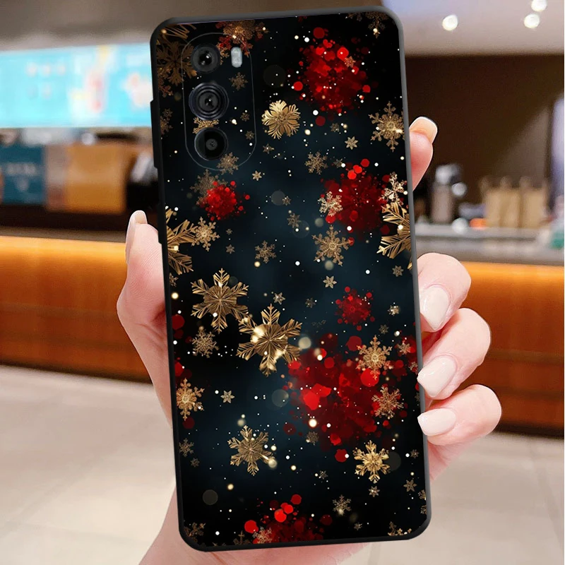 

Christmas Tree Ball Funda Phone Case For Motorola Edge 50 40 Pro 60 50 40 30 Ultra Neo Fusion Moto G Play G Stylus G Power G