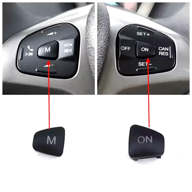 

Car Audio Volume Steering Wheel Button Cruise Control Switch M ON Button For Ford Escort Fiesta MK7 MK8 ST Ecosport 2013