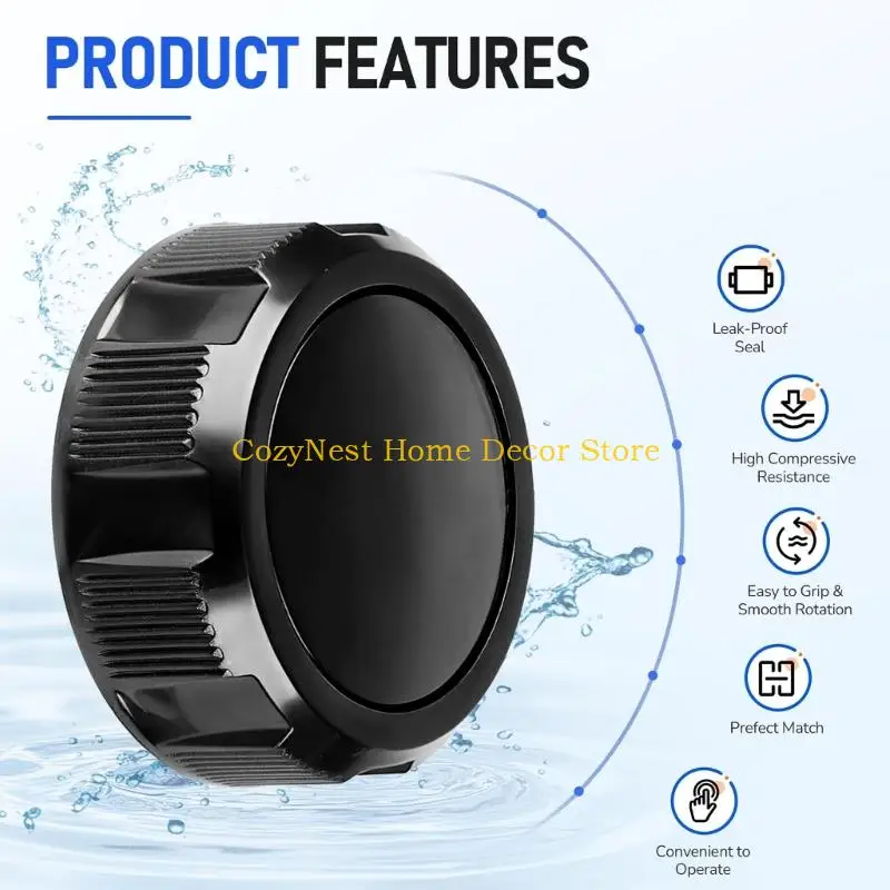 92MF Leak Proof Swimming Pool Filter Drain Cover R0523000 Thread Drain Plugs Assembly Suitable for Saltwater Environment
