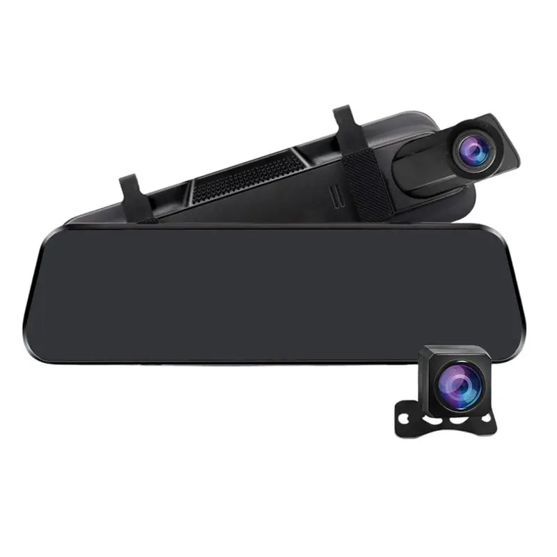 10 Inch Car Wi-Fi Dash Cam With 4K High-Definition Rearview Mirror Camera Dashcam Drive Recorder Stream Rear View-A02G