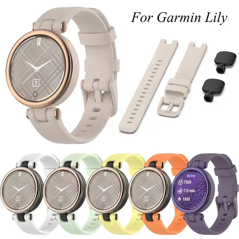 Voor Garmin lelie Horlogeband Smart Horloge Vervanging Zachte Siliconen Sport Band Bandjes Voor Garmin lelie Armband Accessoires Correa