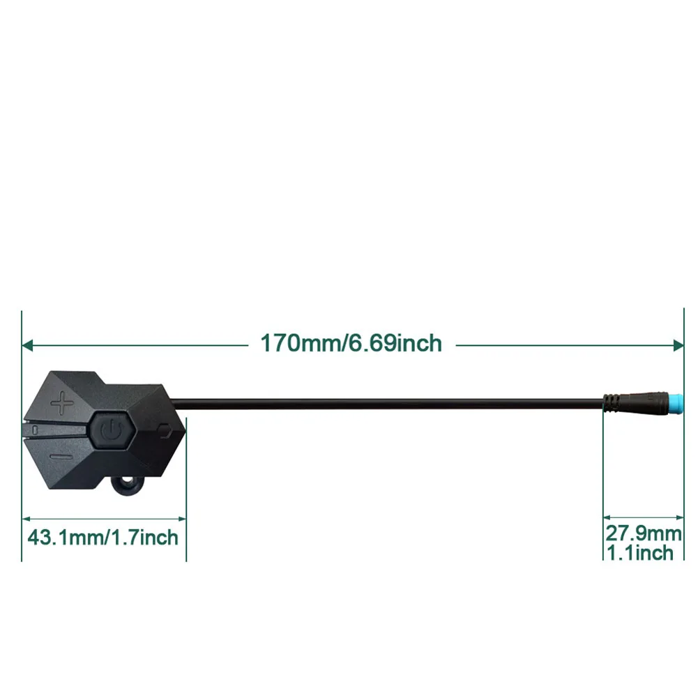 850C P850C Display Controller pulsante interruttore a 4 Pin per Bafang Center Drive Motor Kit bici elettrica pulsante parte di riparazione