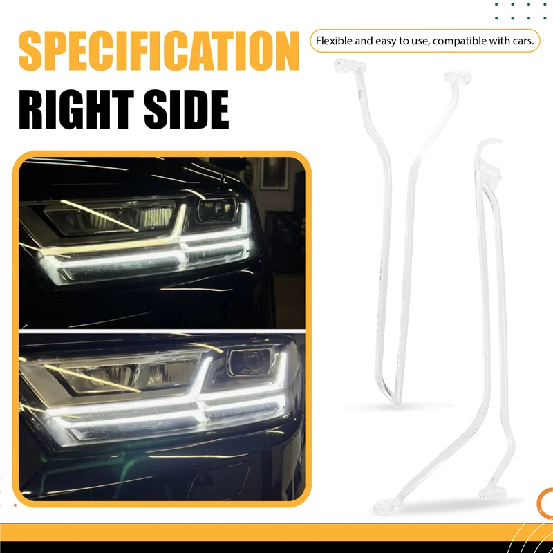 

L39A-Car Headlights Accessories Daytime Running Light Guide Strip For Q7 2016-2019 Light Strips Right