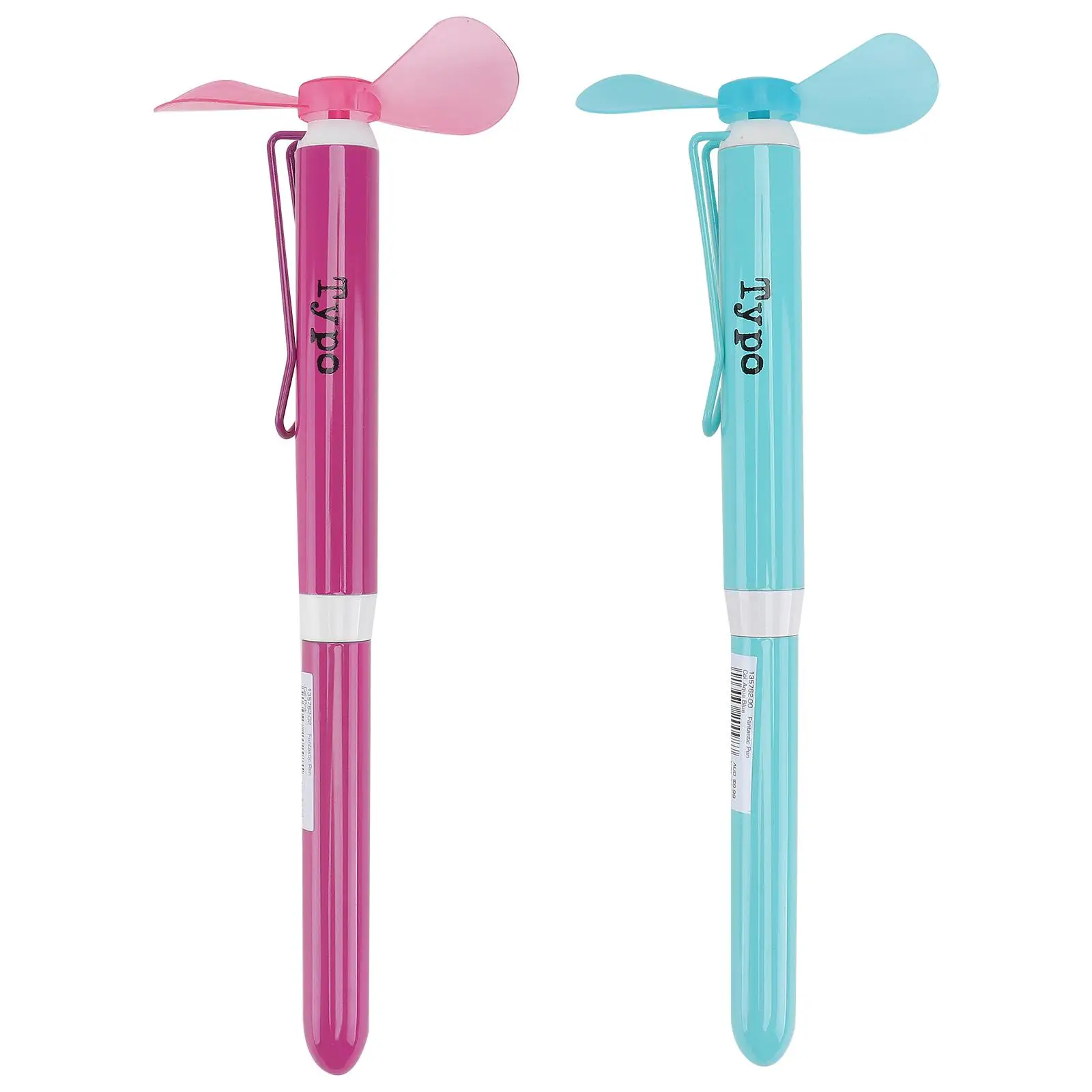 

2 Pcs Comfortable Ballpoint Creative Pastel Electric Chic Metal Funny Portable