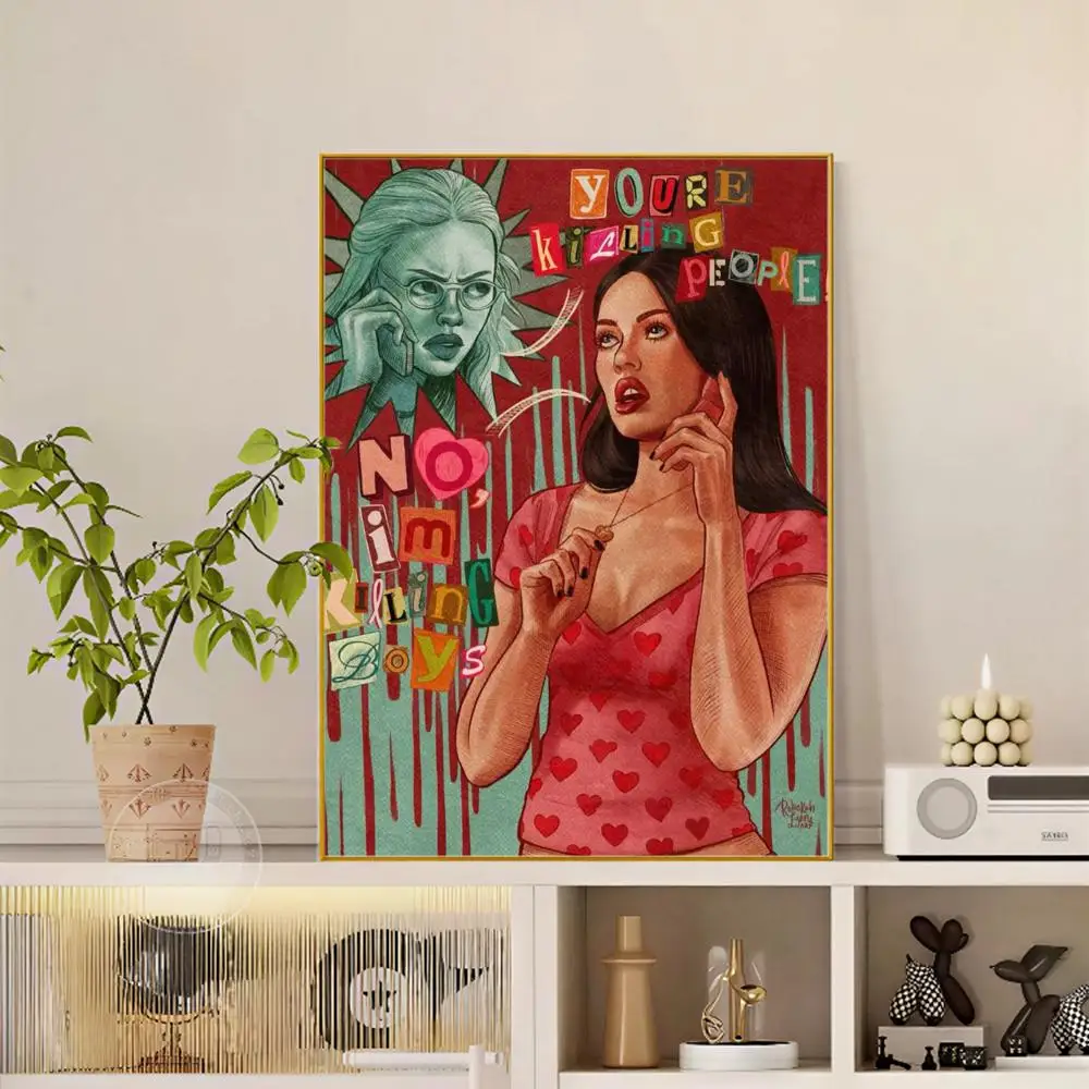 Pop-Film Jennifer Body Poster, vielseitige HD-wasserdichte Wandkunst, selbstklebende Dekoration für jeden Raum, ideales Geschenk – Detail 26