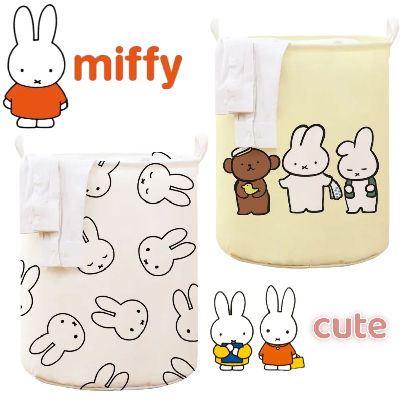 

Корзина для грязного белья Miffy Creative: Складная, стильная, для ванной и общежития, для хранения одежды студентов