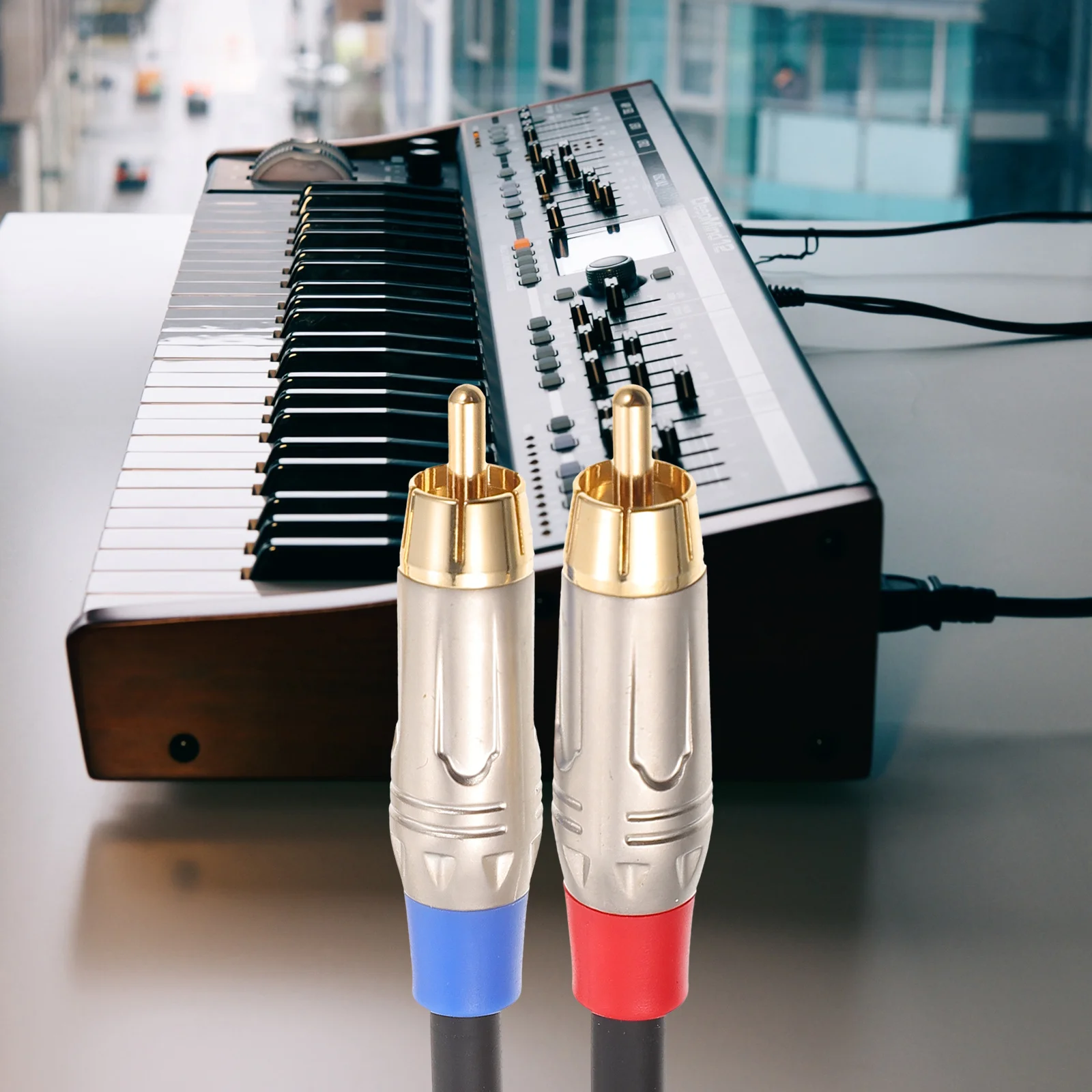 

1Pcs Audio Transferring Cable Premium Material Practical Audio Converter Cable for Stable Signal Transmission Connector Wire