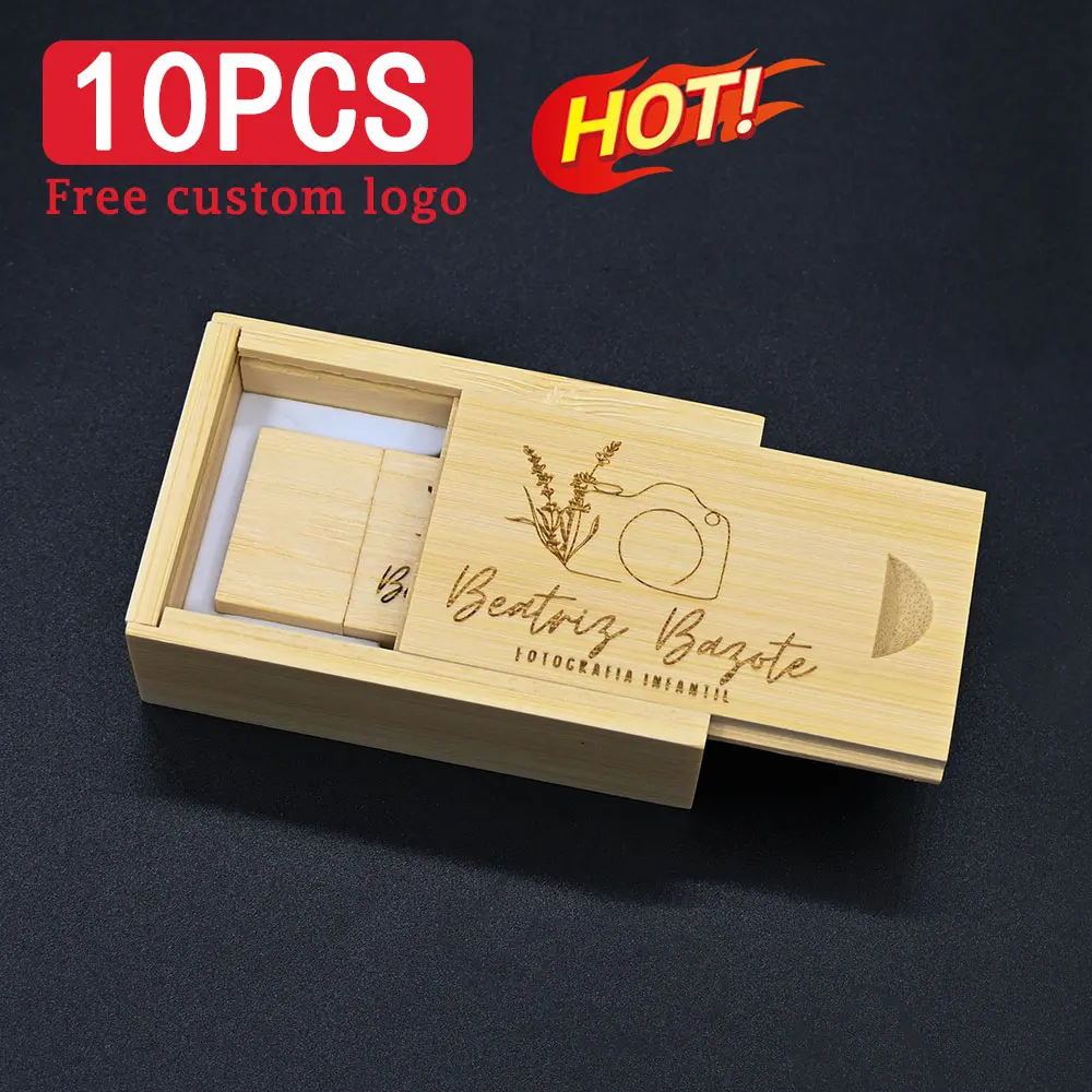 

20pcs/lot Wooden Business Usb Flash Drive Natural Wood Turn Over Pendrive 4GB 8GB 16GB 32GB 64gb Memory Stick Free Custom Logo