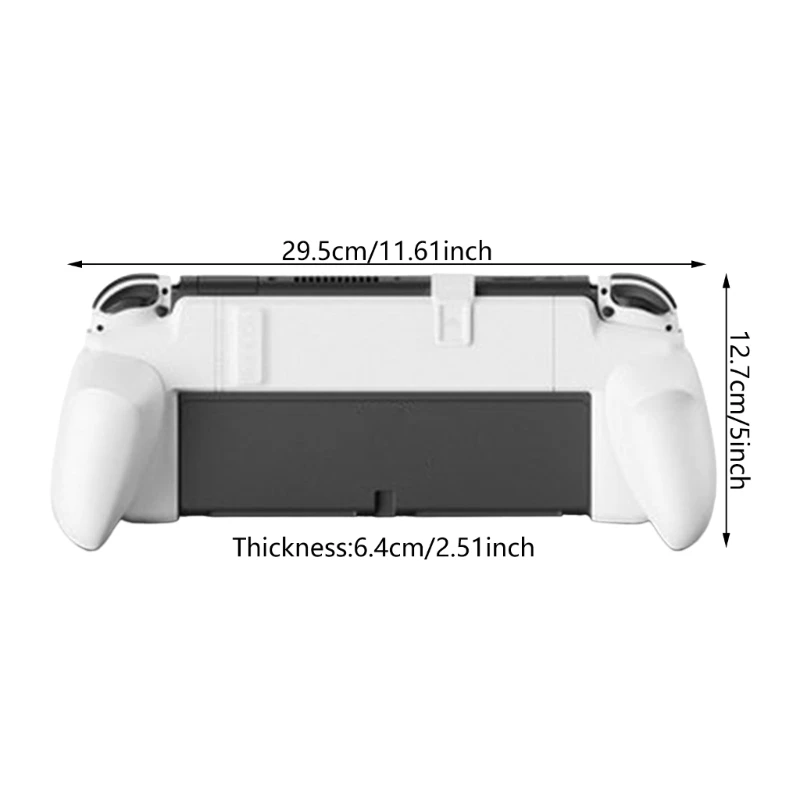 Casing Pegangan untuk Konsol Game Penutup Cangkang Pelindung Pegangan Ergonomis dengan Pegangan Pengganti Pegangan Anti Selip