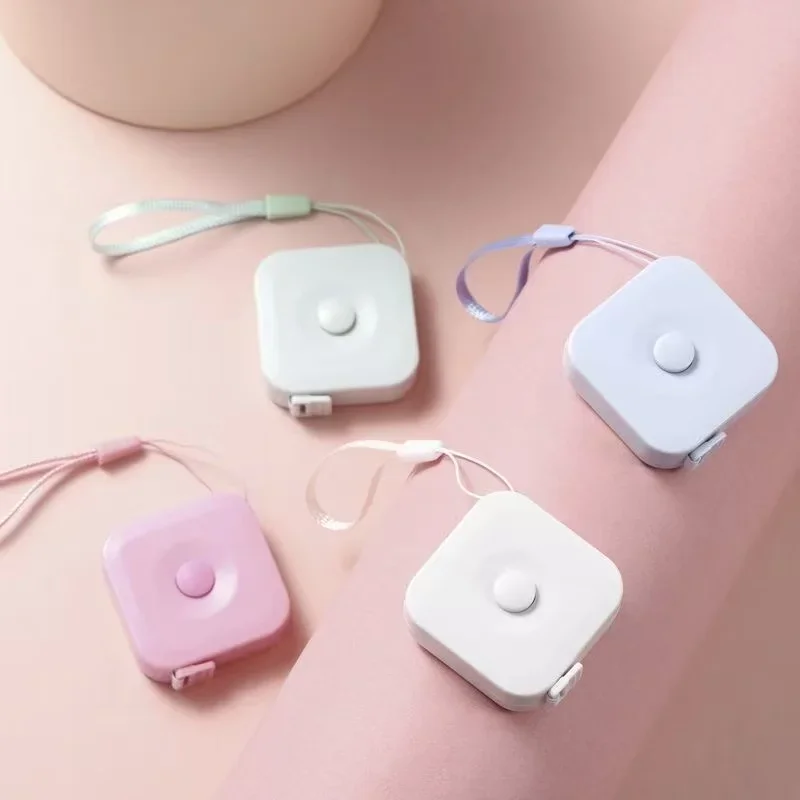 

Portable Tape Measure With Push Button Retractable Soft Ruler for Weight Loss Medical Body Measurement Sewing Tool Tailor Craft