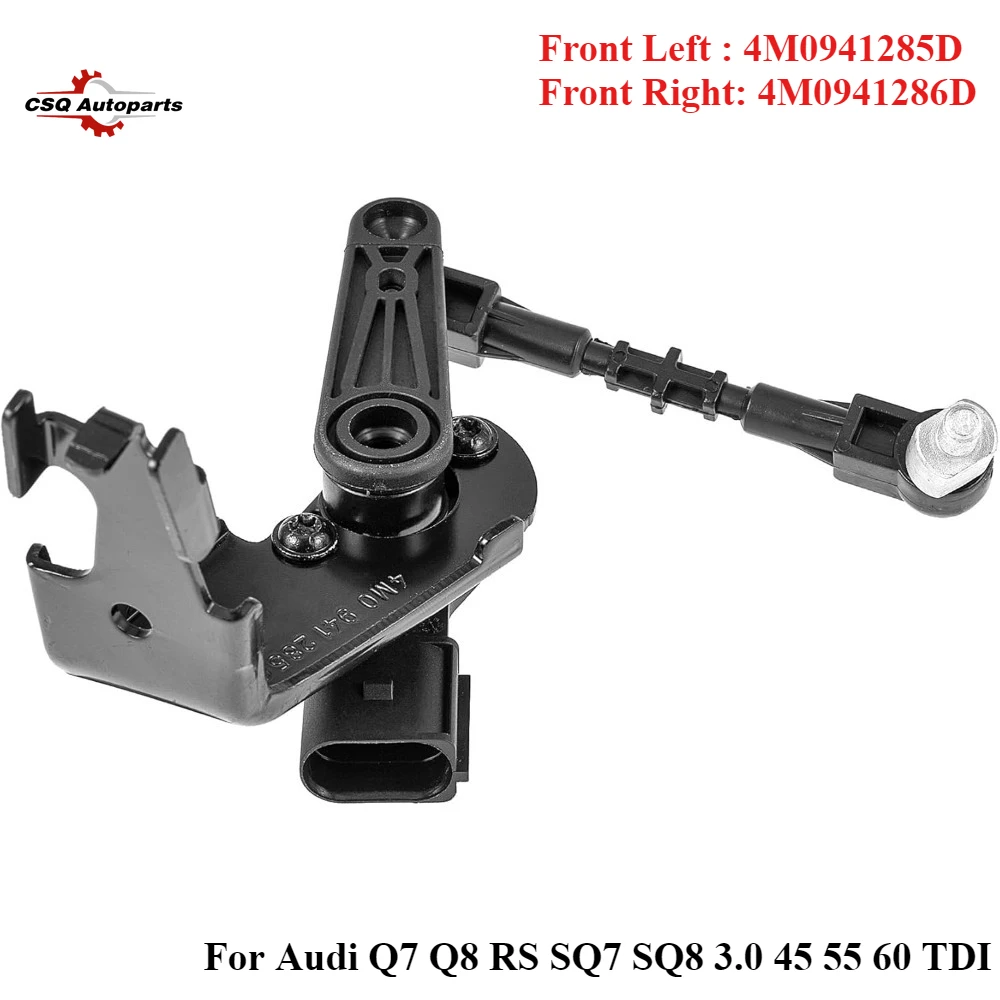 4M0941285D 4M0941286D Front Left Right Height Level Sensor NEW 4M0941285C 4M0941286C For Audi Q7 Q8 RS SQ7 SQ8 3.0 45 55 60 TDI
