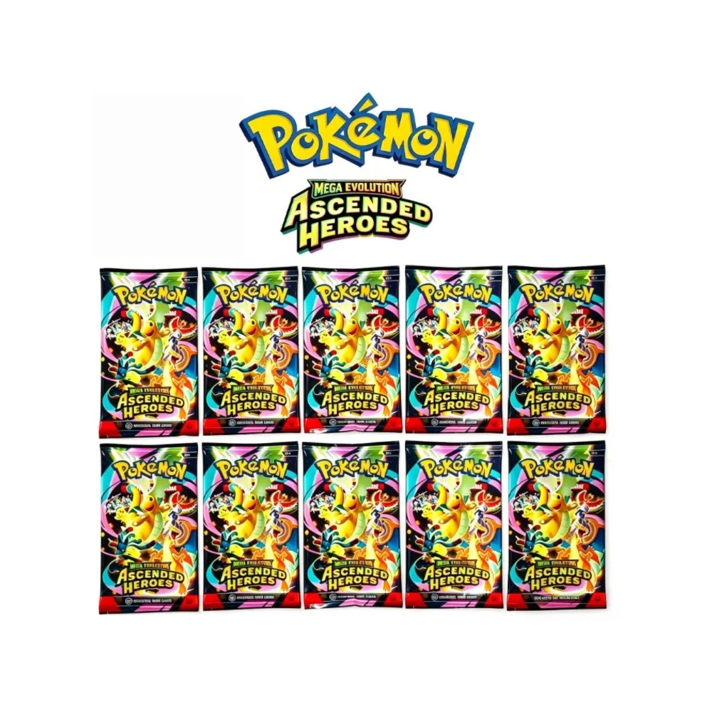 Pokémon Card Ascended Heroes Bright Stars Prismatic Evolutions English Booster Battle Carte Trading Collection Game Card Gift