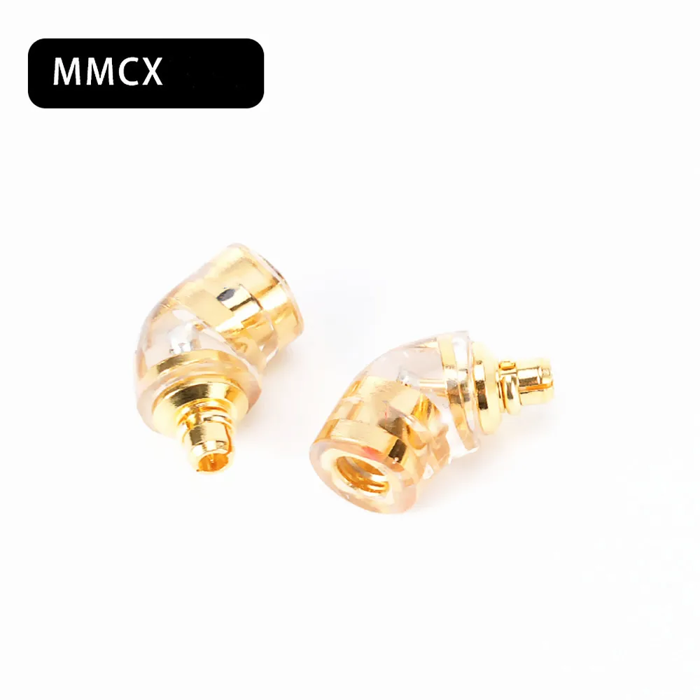 Jedna para wtyczek słuchawkowych HIFI męski na MMCX/0.78mm żeński konwerter Adapter MMCX/0.78 do N5005 IE900 IE200 IE300 IE600 słuchawki