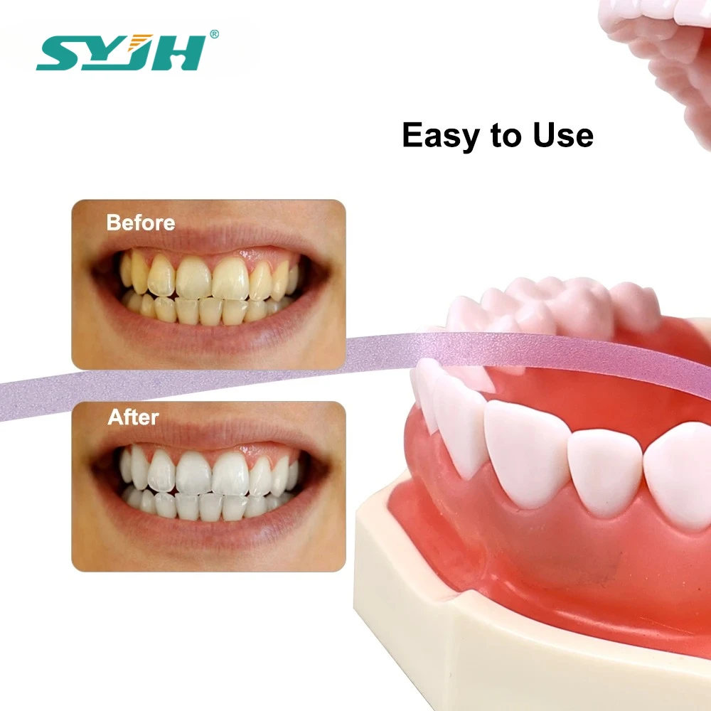 SYJH 1 Roll 6m x 4mm Dental Polishing Strip Teeth Grinding Whitening Sanding Shaping Coarse Fine Medium Multi Color Dentist Tool