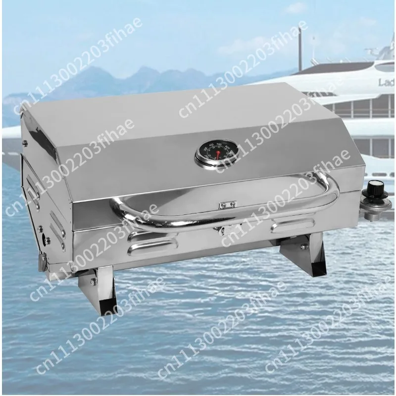 Barbecue Grill Stainless Steel Outdoor  Portable Cassette with Rod Holder Plug Barbecue Grill