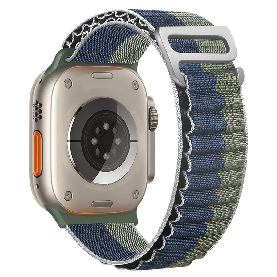 Apple Watch bandjes 45mm 46mm 49mm 42mm iWatch band 44mm 40mm Nylon Alpine armband Correa Serie 10 9 8 7 6 11 SE Ultra 2 3