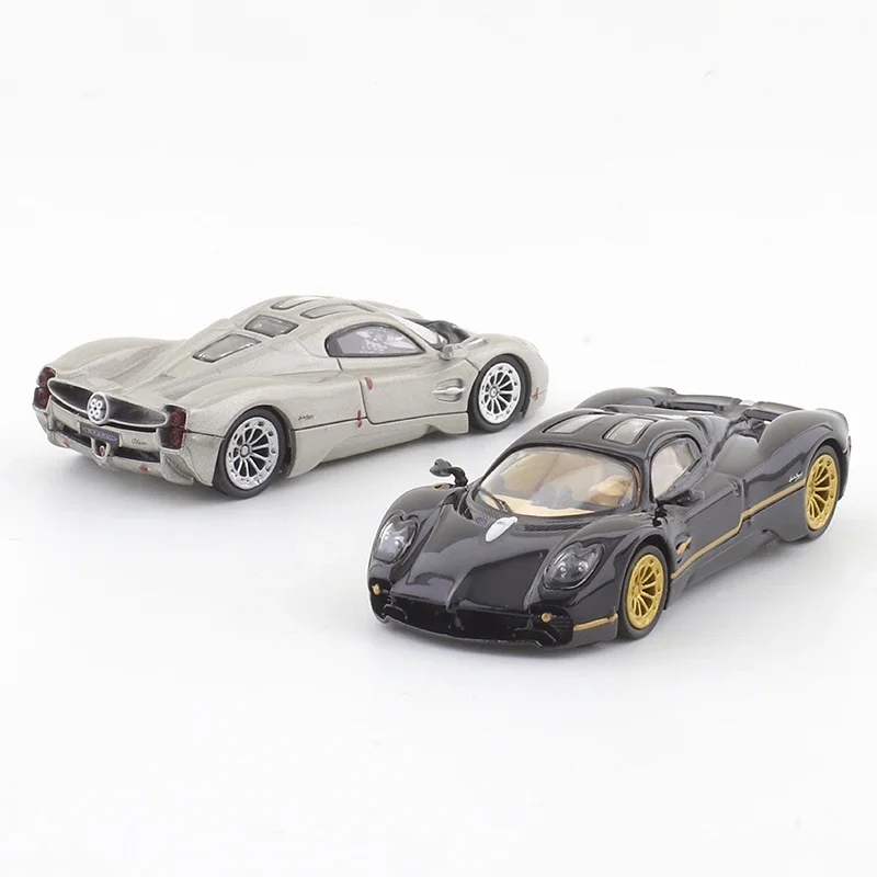 Time Micro moderndream + CCA Co ตรา1:64 Pagani Utopia ลูกเต๋าของเล่นรถยนต์มอเตอร์รถยนต์โมเดลโลหะสำหรับเด็ก