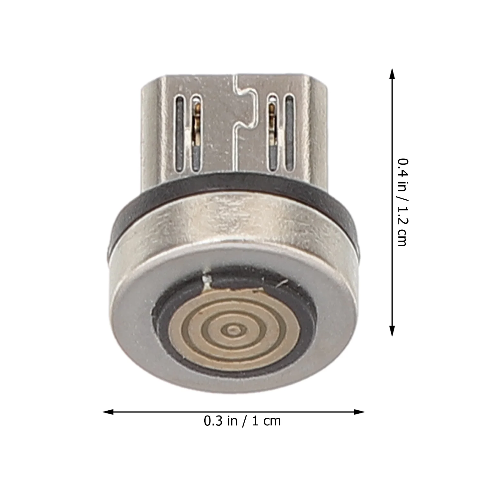 Tête de pointe pour connecteurs USB de type, câble de charge, adaptateur magnétique, grotte, 4 pièces