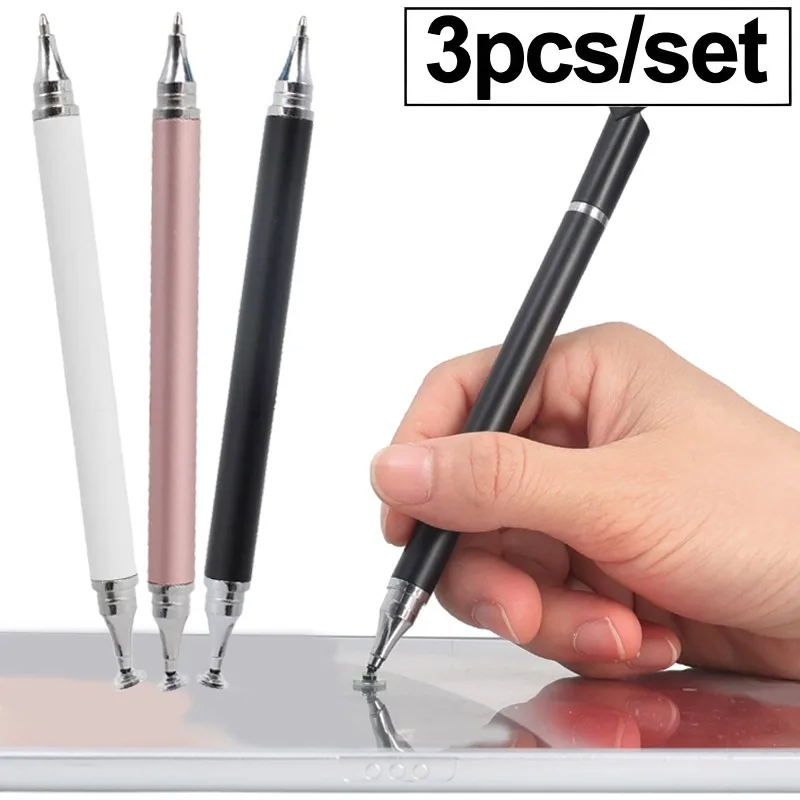 

3 In 1 Universal Stylus Pen for Tablet Mobile Android Ios Phone iPad Accessories Drawing Tablet Capacitive Screen Touch Pen