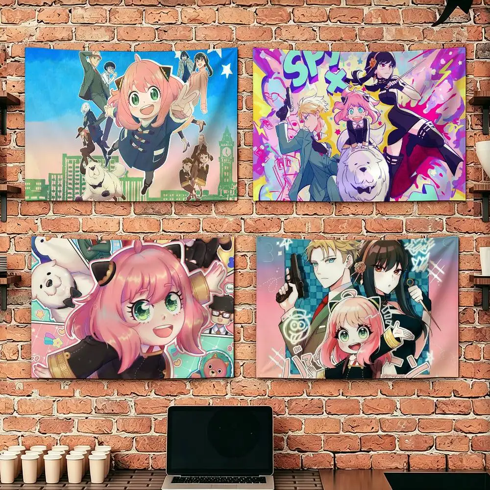 

Anime SPY FAMILY Flags Wall Hanging Tapestry Outdoor Garage Room Decorative flag Background Blanket