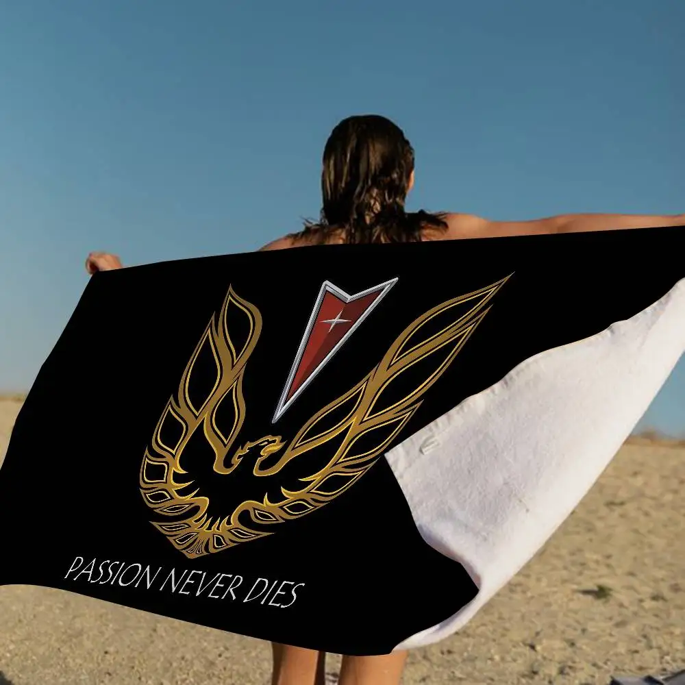 Pontiac Firebird Trans Microfiber Beach Towel Absorbent Quick Dry Soft Yoga Swimming Resort Mountain Climbing Towel